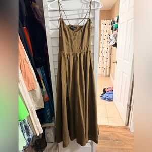 En Saison Brown Maxi Dress